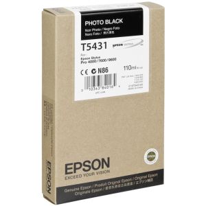 Cartridge Epson T5431, foto čierna (photo black), originál