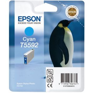 Cartridge Epson T5592, azúrová (cyan), originál