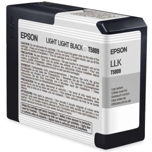 Cartridge Epson T5809, svetlá čierna (light black), originál