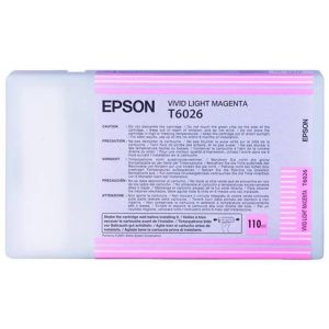 Cartridge Epson T6026, svetlá purpurová (light magenta), originál