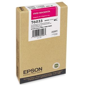 Cartridge Epson T6033, purpurová (magenta), originál