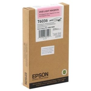 Cartridge Epson T6036, svetlá purpurová (light magenta), originál