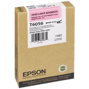 Cartridge Epson T6056, svetlá purpurová (light magenta), originál