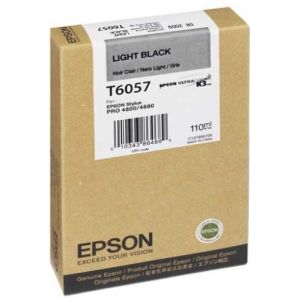 Cartridge Epson T6057, svetlá čierna (light black), originál