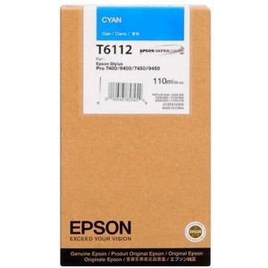 Cartridge Epson T6112, azúrová (cyan), originál