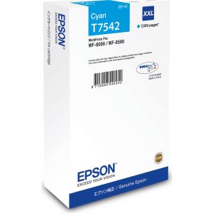 Cartridge Epson T7542, azúrová (cyan), originál