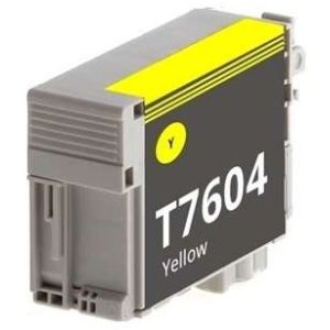 Cartridge Epson T7604, žltá (yellow), alternatívny