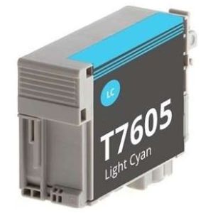 Cartridge Epson T7605, svetlá azúrová (light cyan), alternatívny