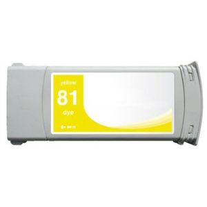 Cartridge HP 81 (C4933A), žltá (yellow), alternatívny
