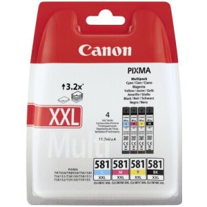 Cartridge Canon CLI-581 XXL CMYK, štvorbalenie, multipack, originál