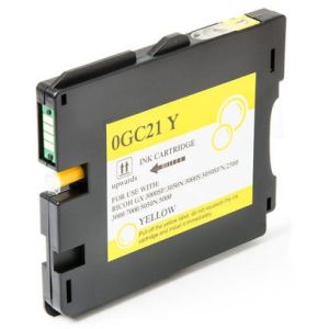 Cartridge Ricoh GC21Y, 405535, žltá (yellow), alternatívny