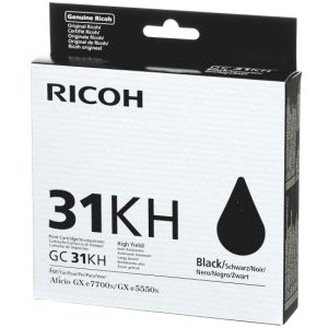 Cartridge Ricoh GC31HK, 405701, čierna (black), originál