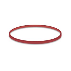 Gumičky červené slabé (1 mm, O 8 cm) [1 kg]