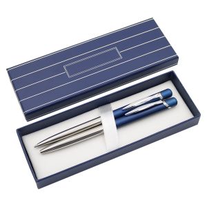 Pero guľočkové + Mechanická ceruzka - sada B1065 B+P, modré