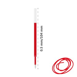 Náplň gélová JUNIOR 205 0,5 mm - červená