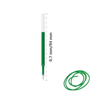 Náplň gélová MILAN Gel Touch 0,7 mm - zelená