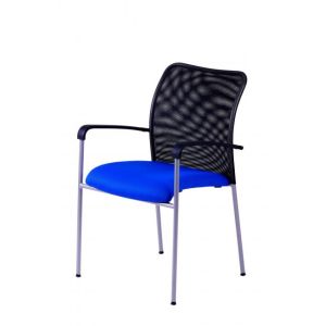 Rokovacia stolička TRITON Net modrá