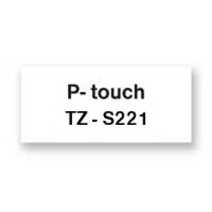Samolepiaca páska Brother TZe-S221 9 mm biela/čierna