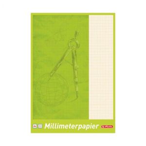 Milimetrový papier Herlitz, A4, 80g, 25 listov