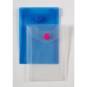 Plastový obal A7 s cvočkom Karton PP modrý