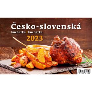 Stolový kalendár Slovensko špeciál Česko-slovenská kuchárka 2024