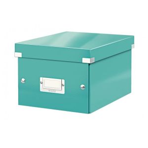 Malá krabica Click & Store ľadovo modrá