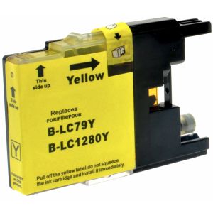 Cartridge Brother LC1280XLY, žltá (yellow), alternatívny
