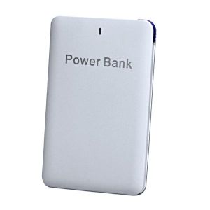 Power Bank, slim, Li-ion, 5V, 2500mAh, nabíjanie mobilných telefónov a in., SLIM, microUSB a lightning konektor, biela