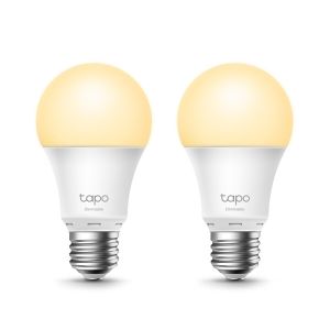 LED žiarovka TP-LINK Tapo L510E, E27, 220-240V, 8.7W, 806lm, 2700k, teplá biela, 15000h, stmívatelná chytrá Wi-Fi žárovka, 2 kus