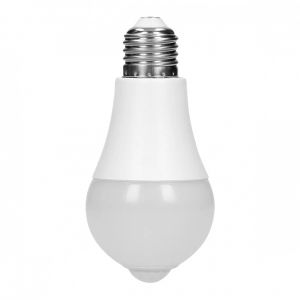LED žiarovka Virone E27, 230V, 12W, 1480lm, 4000k, neutrálna biela, 25000h, se senzorem pohybu