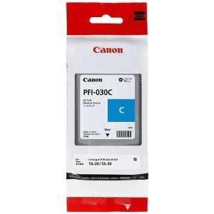 Cartridge Canon PFI-030C, 3490C001, azúrová (cyan), originál