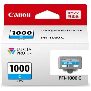 Cartridge Canon PFI-1000C, azúrová (cyan), originál
