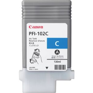 Cartridge Canon PFI-102C, azúrová (cyan), originál