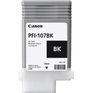 Cartridge Canon PFI-107BK, čierna (black), originál