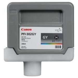 Cartridge Canon PFI-302GY, sivá (gray), originál
