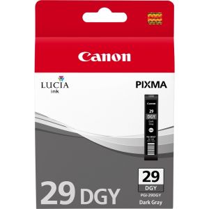 Cartridge Canon PGI-29DGY, tmavá sivá (dark gray), originál