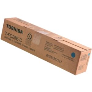 Toner Toshiba T-FC25E-C, azúrová (cyan), originál