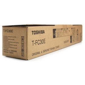 Toner Toshiba T-FC30E-C, azúrová (cyan), originál