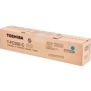 Toner Toshiba T-FC35E-C, azúrová (cyan), originál