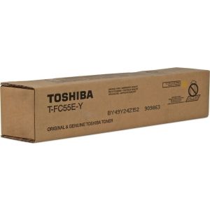 Toner Toshiba T-FC55E-Y, žltá (yellow), originál