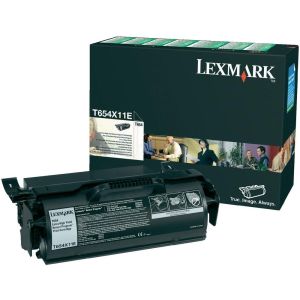 Toner Lexmark T654X11E (T654), čierna (black), originál