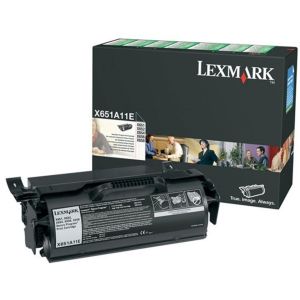 Toner Lexmark X651A11E (X651, X652, X654, X656, X658), čierna (black), originál