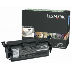 Toner Lexmark X651H11E (X651, X652, X654, X656, X658), čierna (black), originál
