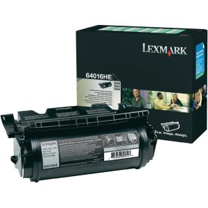 Toner Lexmark 64016HE (T640, T642, T644), čierna (black), originál