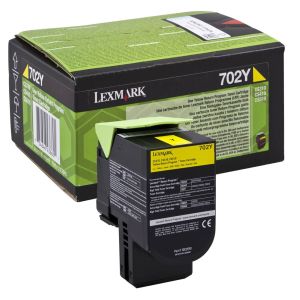 Toner Lexmark 702Y, 70C20Y0 (CS310, CS410, CS510), žltá (yellow), originál