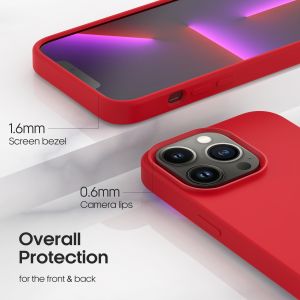 Silikonový kryt CARNEVAL SNAP pre iPhone 14 plus s MagSafe - červená ERCSIP14MMGLQ-PR
