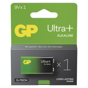 GP Alkalická batéria ULTRA PLUS 9V (6LF22) - 1ks 1013521000
