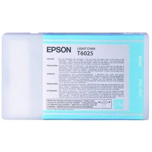 Cartridge Epson T6025, svetlá azúrová (light cyan), originál