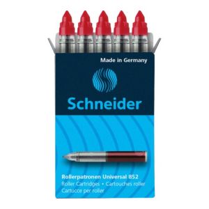 Náplň pre rollery Schneider Cartridge 852 0,6 mm/5 ks - červená