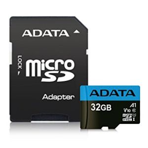 Adata/micro SDHC/32GB/100MBps/UHS-I U1 / Class 10/+ Adaptér AUSDH32GUICL10A1-RA1